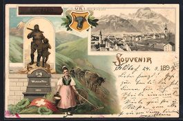 Litho Altdorf / Uri, Chocolad Suchard, O