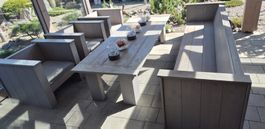 Gartensitzgruppe Massiv Eigenbau zu verkaufen