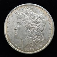Morgan US $ 900/1000 1889 vorz bis unz. Silber 26,7gr