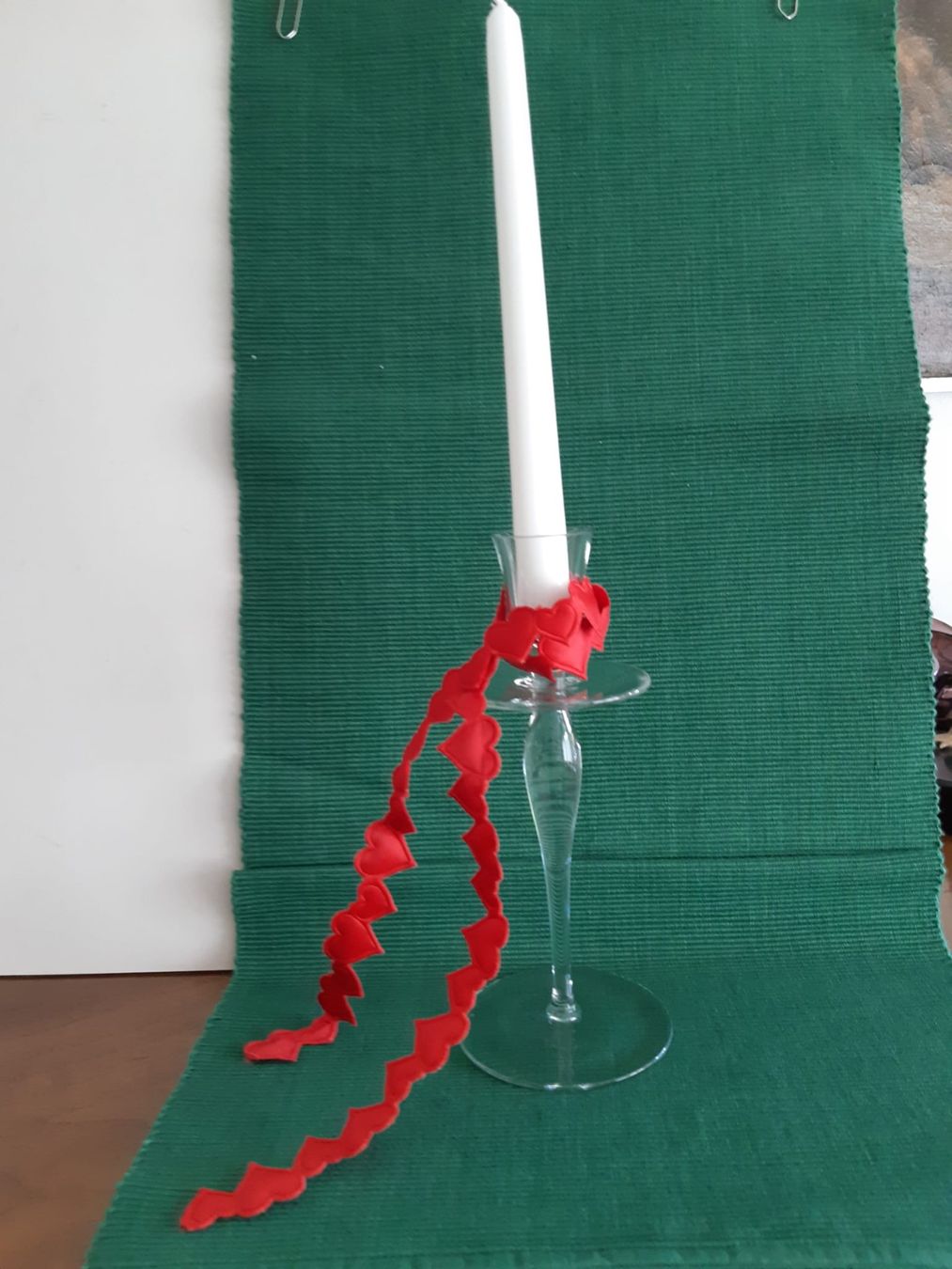 Portacandele: Glas Kerzenleuchter Mundgeblasen – Usato da Luzern venduto da Sontru