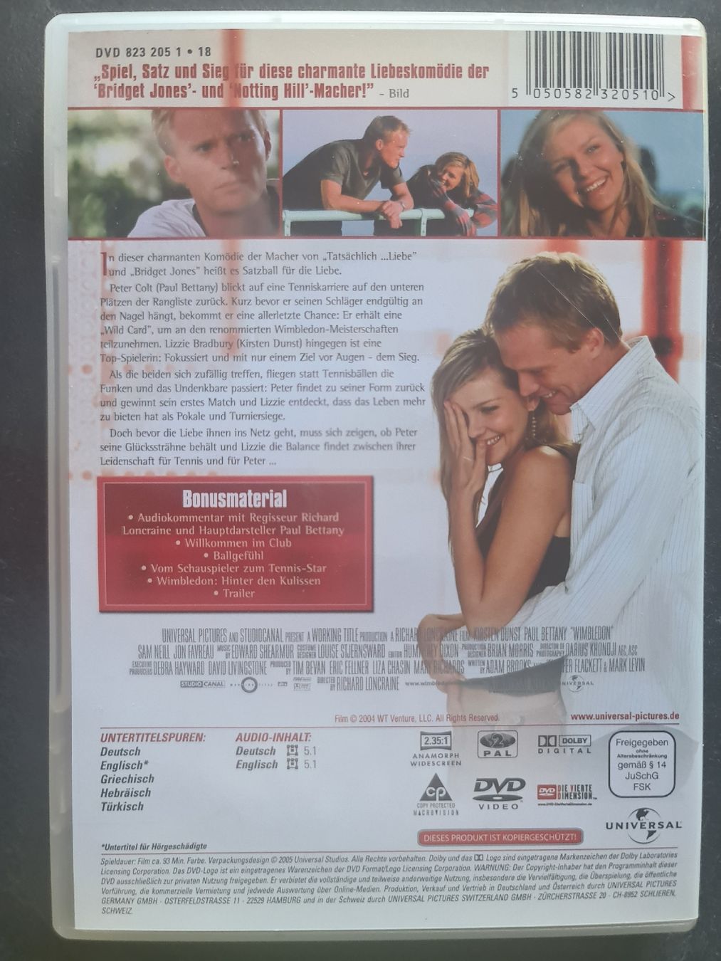 Tutti i DVDs: wimbledon DVD 335 – Usato da Dintikon venduto da Vexi 1