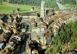 FRIBOURG vue aérienne