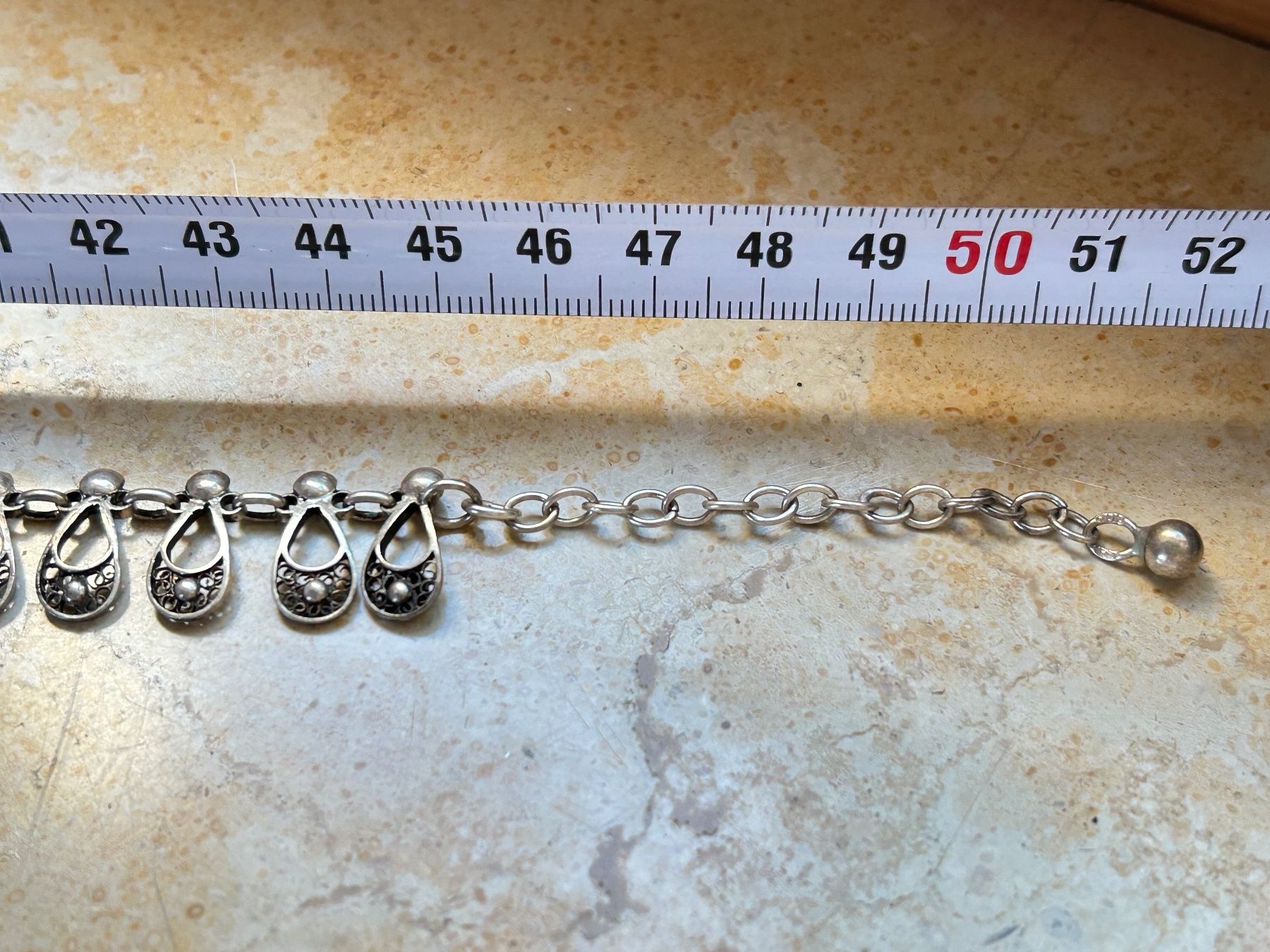 Catenine: Wunderschöne Vintage Silberkette (800) – Usato da Dittingen venduto da Bijoubelle 4