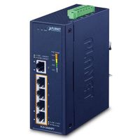 Industrie PoE Switch, DIN-Schienen Montage Planet IGS-504HPT