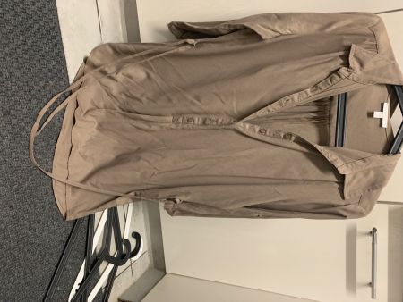 Longbluse von voegele gr 36 braun