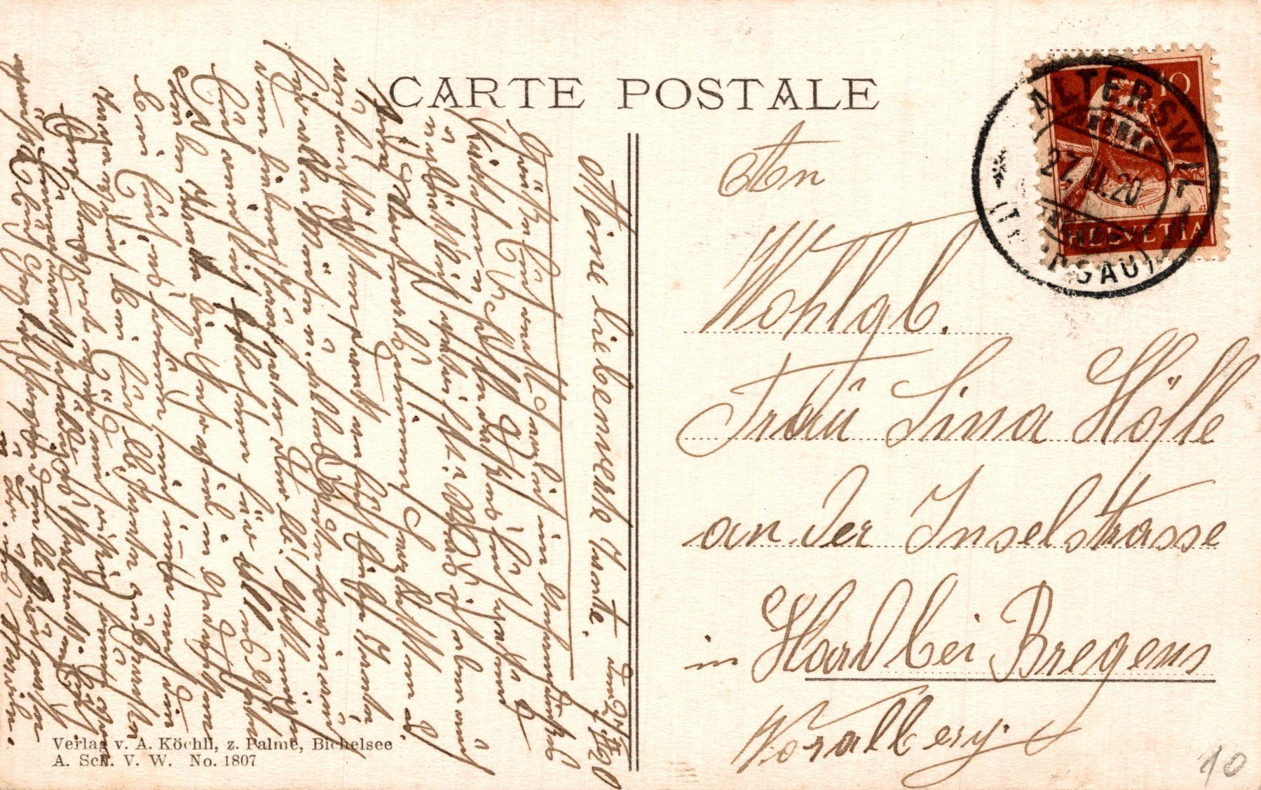 Cartoline postali: Bichelsee - Inneres der Kirche – Usato da Bronschhofen venduto da Astore 1