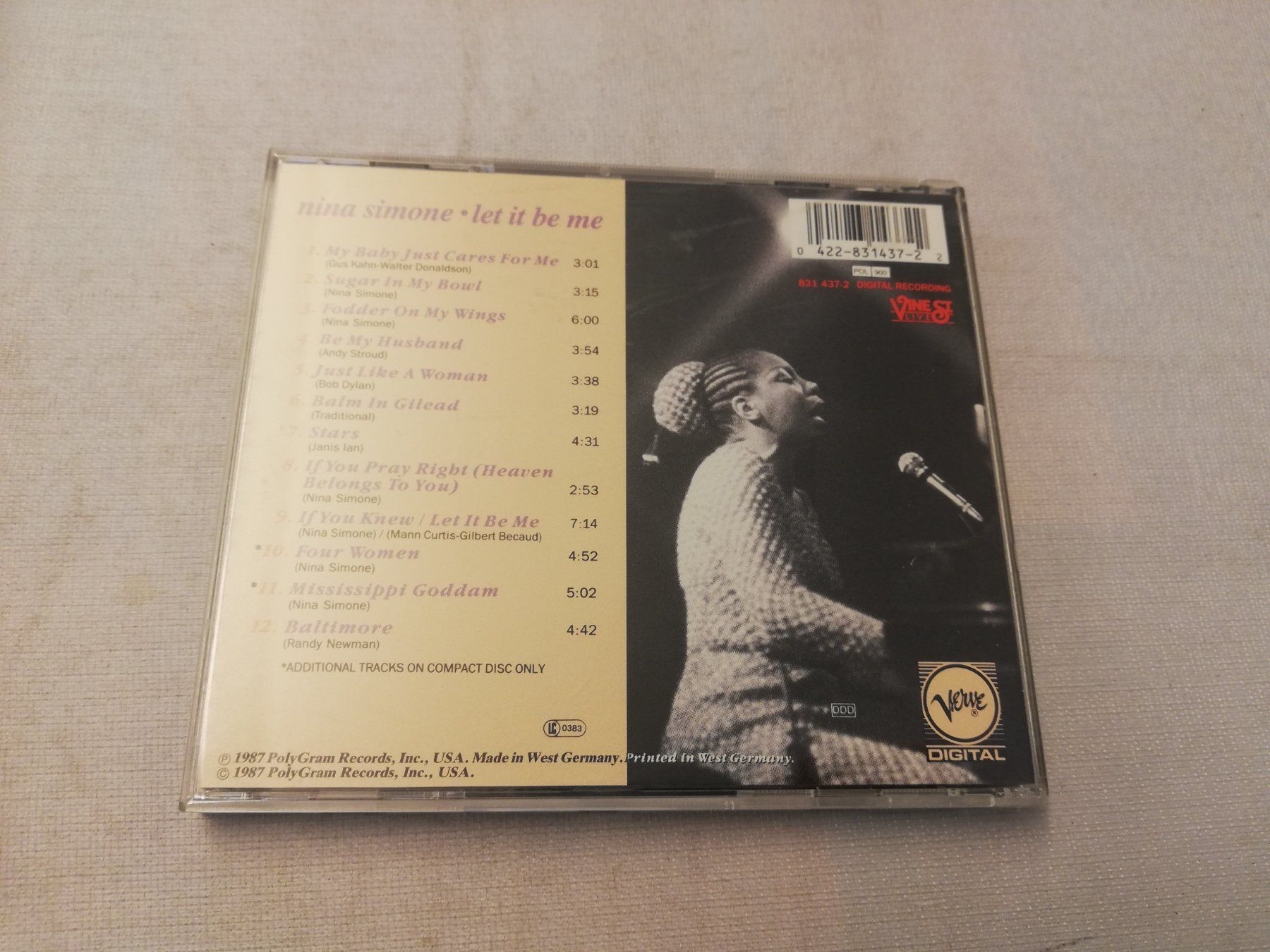 CDs: NINA SIMONE - LET IT BE ME – D'occasion à Bern par Vinylsound.ch 1