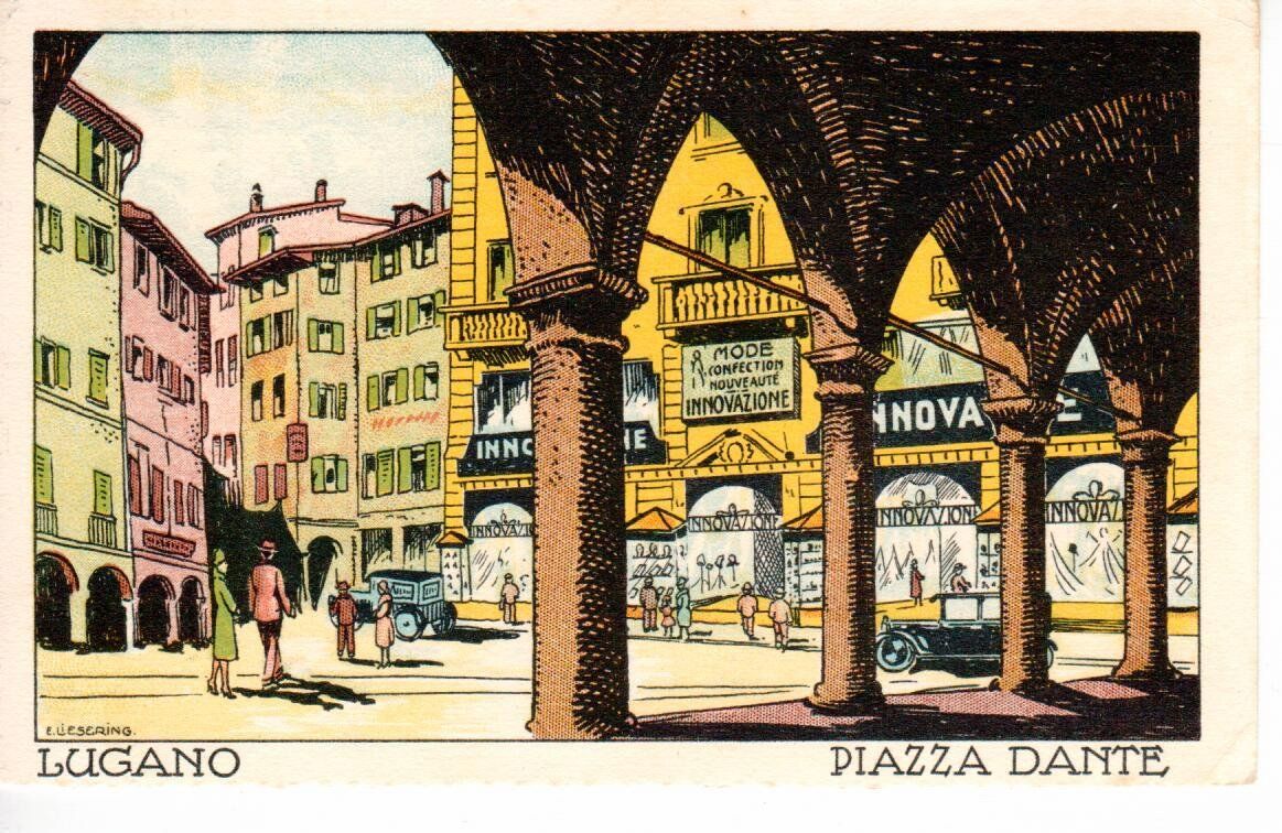 Cartoline postali: Lugano – Usato da Wolhusen venduto da Curver9