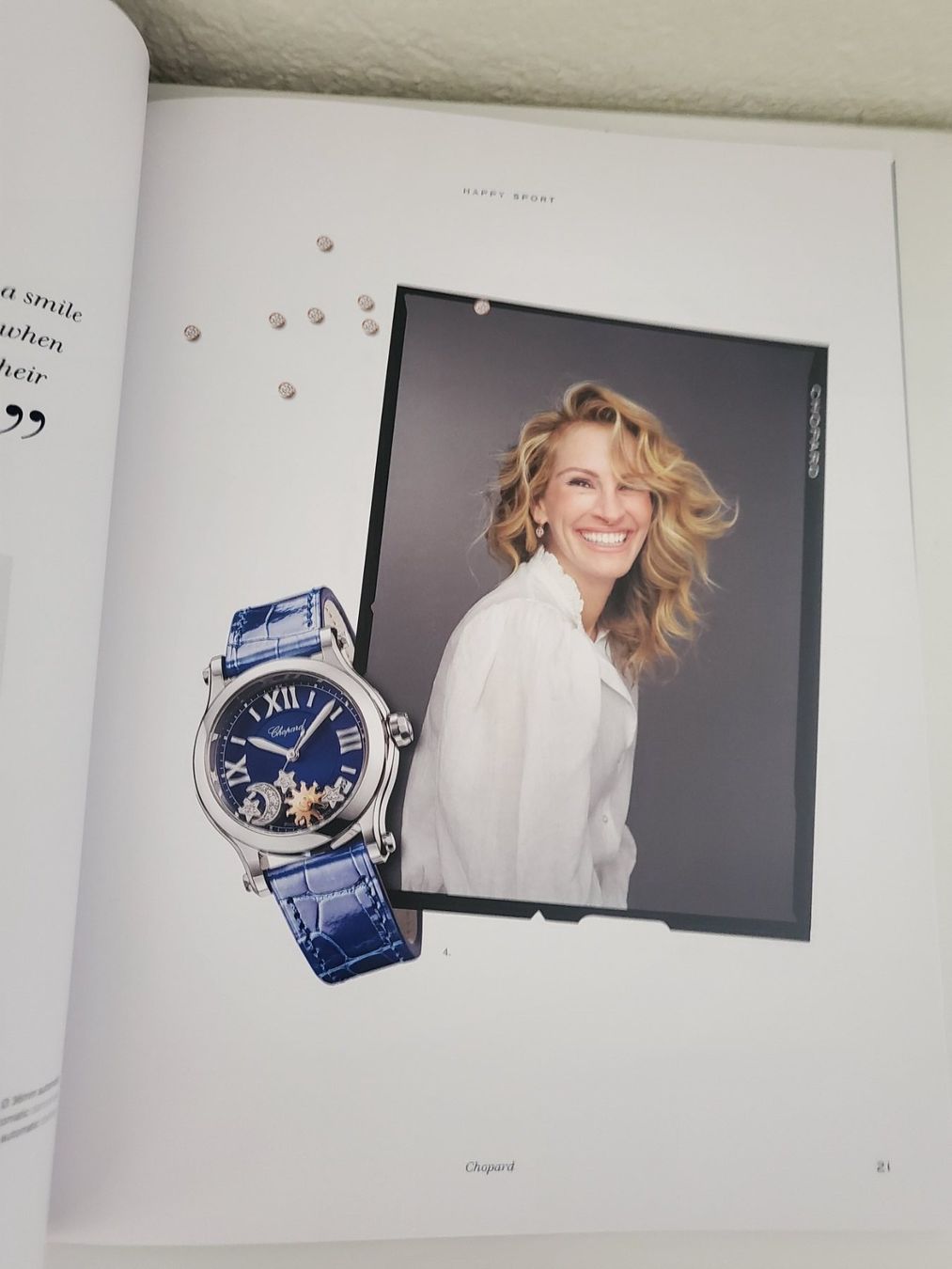 Zeitschriften & Magazine: Broschüre  Chopard hapiness I. issue diamonds Julia Roberts – Neu (gemäss Beschreibung) aus Unterägeri von 0alfa0 1