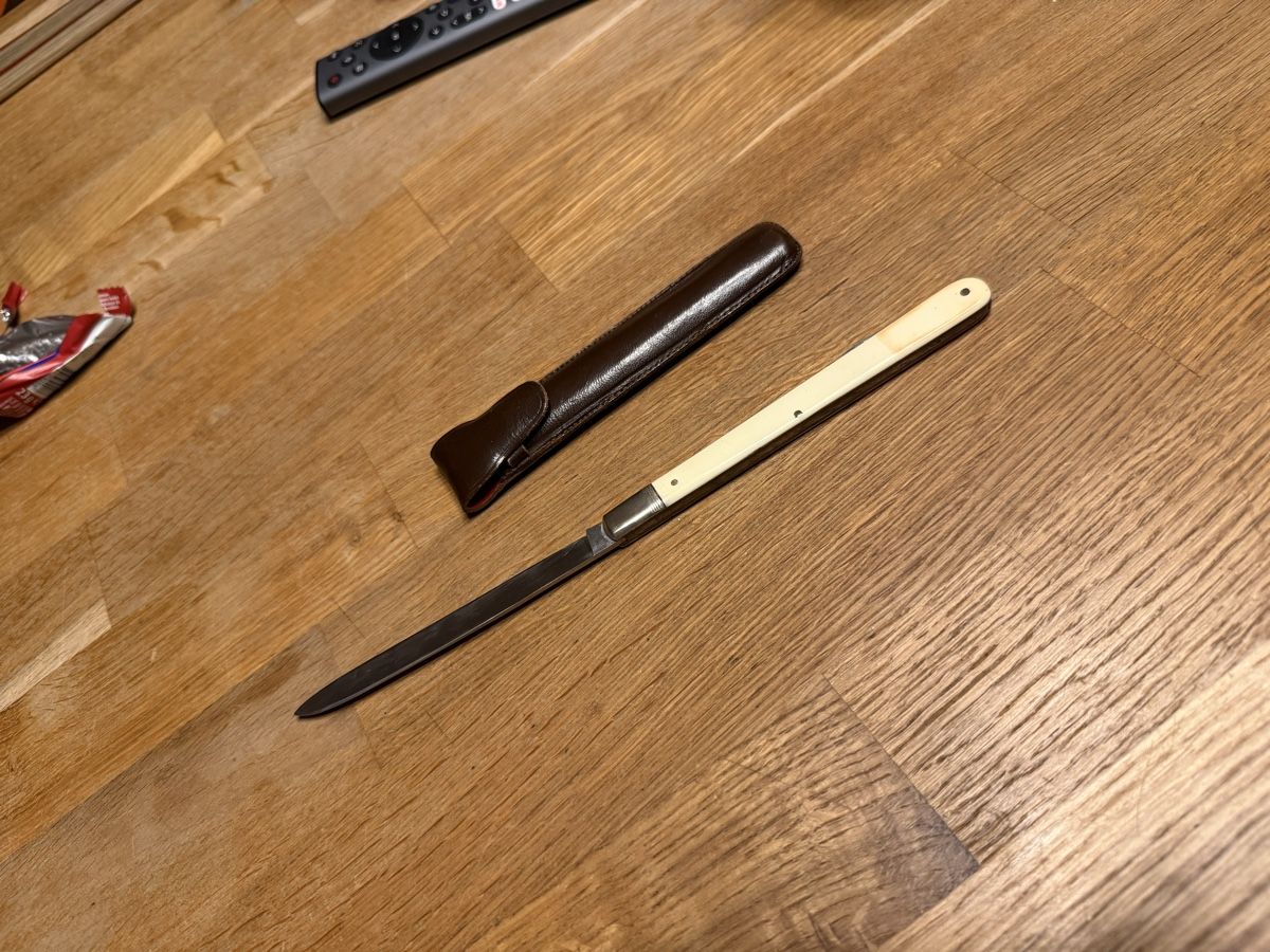 Taschenmesser: Antikes Taschenmesser Probiermesser Sackmesser – Gebraucht aus Goldach von Messerguru 4