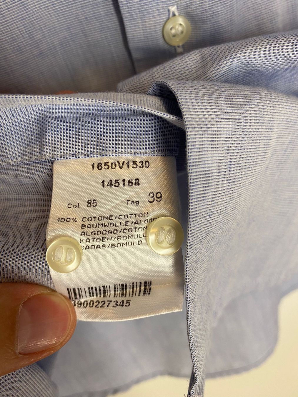 Camicie: Paolini Herrenhemd Gr. 39 - 100% Baumwolle – Usato da Frauenfeld venduto da LIL_NA 6