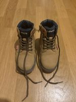 Kinder Boots Levi's braun Schnürung Reissverschluss