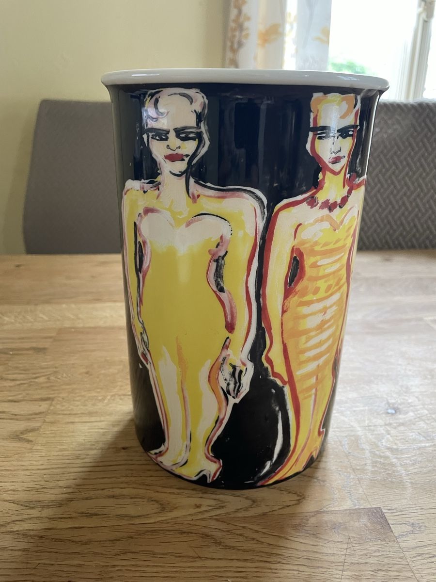 Rosenthal Vasi & Recipienti: Schöne Rosenthal Vase Elvira Bach – Usato da Flawil venduto da Naphtali 5