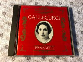 Galli-Curci - Prima Voce CD Nimbus Records Oper Rarität