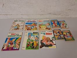 Lot mit Comic Bücher Asterix und Taschenbuch
