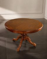 Eleganter antiker Rundtisch aus Wurzelholz ca. 19./20. Jh.