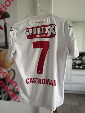 FC Thun RARES matchworn Trikot M. Castromann