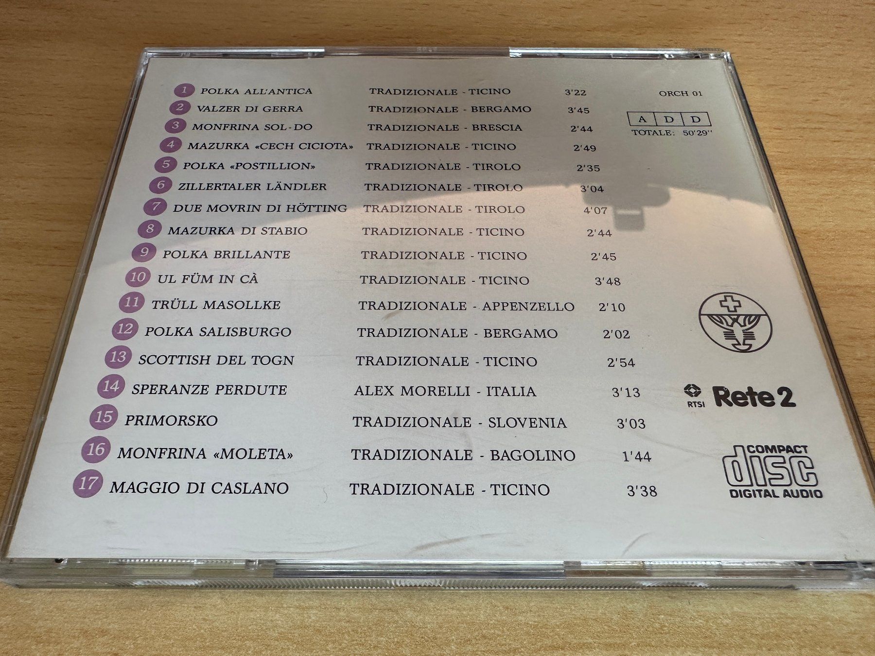 CDs: Orchestrina – Orchestrina – Gebraucht aus Rikon im Tösstal von Alpenmutz 1