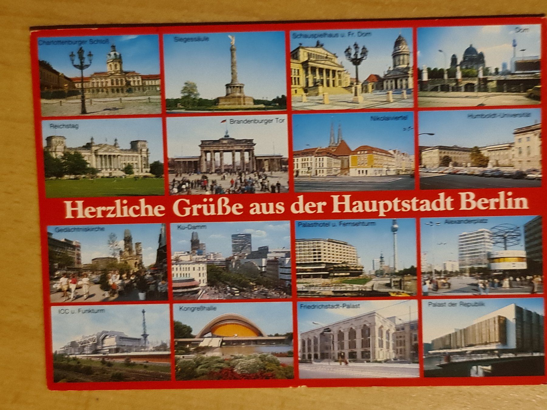 Cartoline postali: Ansichtskarte Berlin Deutschland – Usato da Dintikon venduto da Vexi