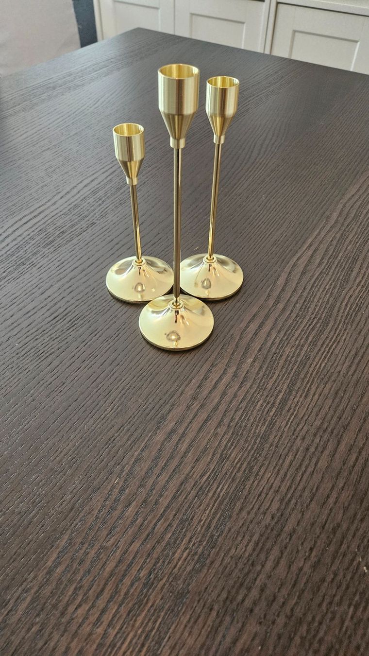 Portacandele: Kerzenständer, Gold – Usato da Birsfelden venduto da luc_xk8x