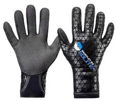 Gants néoprène Solite noirs, 2mm 5doigts, taille L
