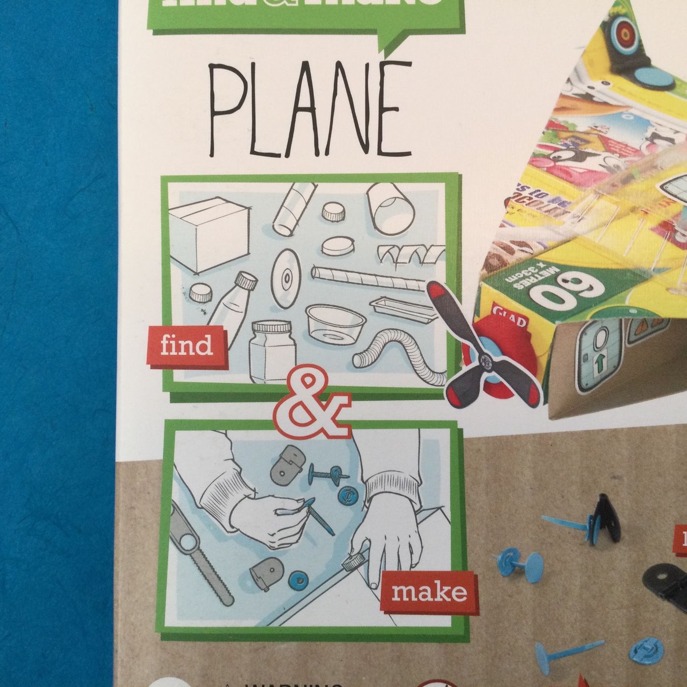 Giocattoli: Makedo Find & Make Plane / Flugzeug. Neu. – Nuovo e nell'imballaggio originale da S. Pietro venduto da pic_mc9g 1