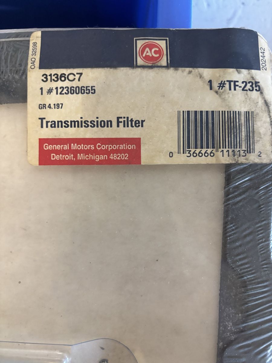 GM Toutes les pièces auto: AC Transmission Filter 3136C7 neu – Neuf avec emballage d'origine à Oberwil BL par nic_pz2y