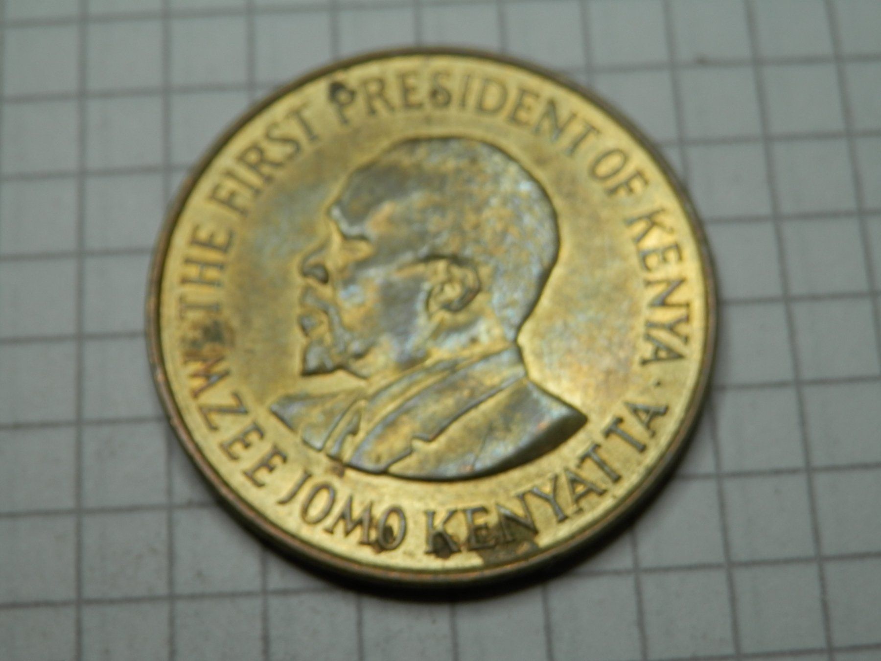 Tutti le monete: Kenia  5 Cent, 1978 Präsident Jomo Kenyatta – Usato da Weiach venduto da weiach81