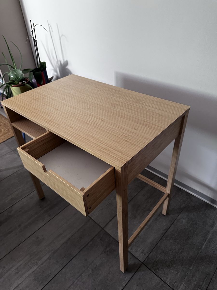 Ikea Tavoli da trucco: Nordiska, coiffeuse bambou 76x47 cm, IKEA  – Usato da Leytron venduto da TipTop1912 2