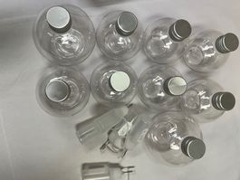 Flaschen aus Kunststoff und Applikationsflaschen