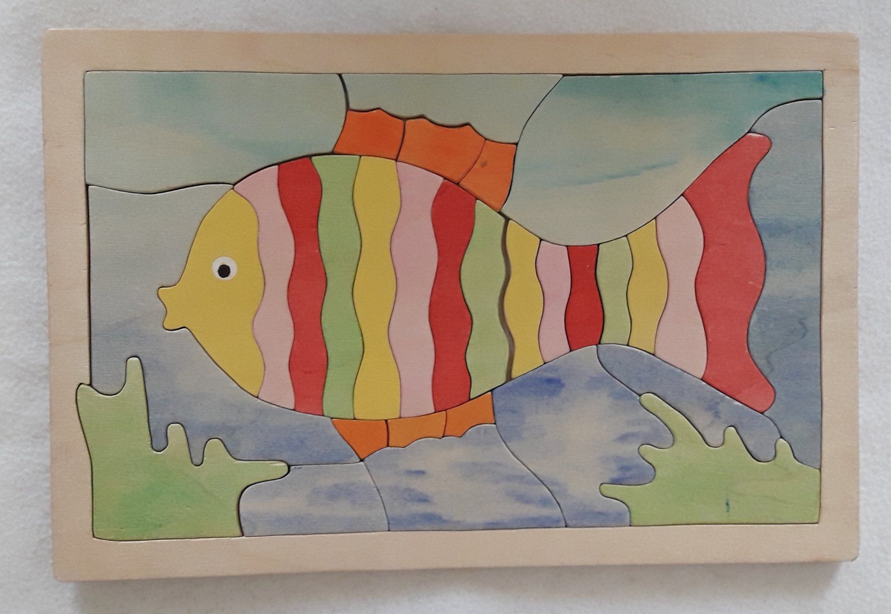 Puzzle: Puzzle Holz Fisch – Usato da Zürich venduto da Erdmond