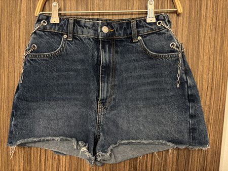 Jeans-Shorts Bershka Denim Gr. EU 38