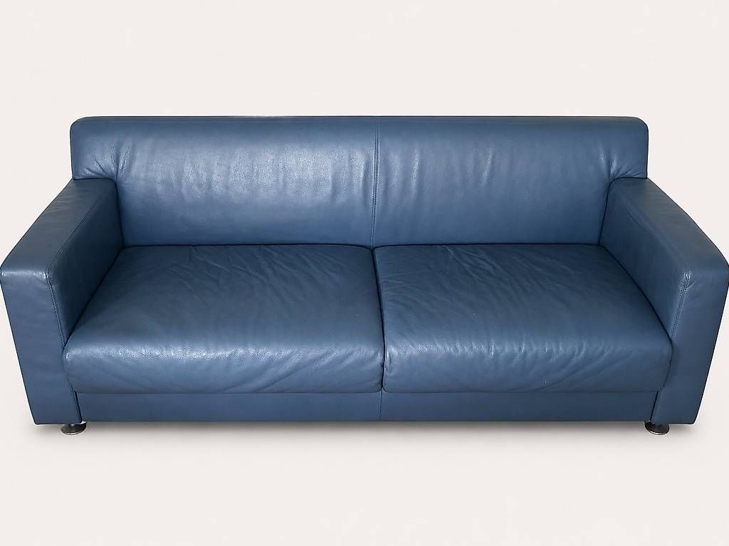 Matteo Grassi Divani: Matteograssi 1880 Edles Leder-Sofa in Blau – Usato da Fällanden venduto da Becky7777 1