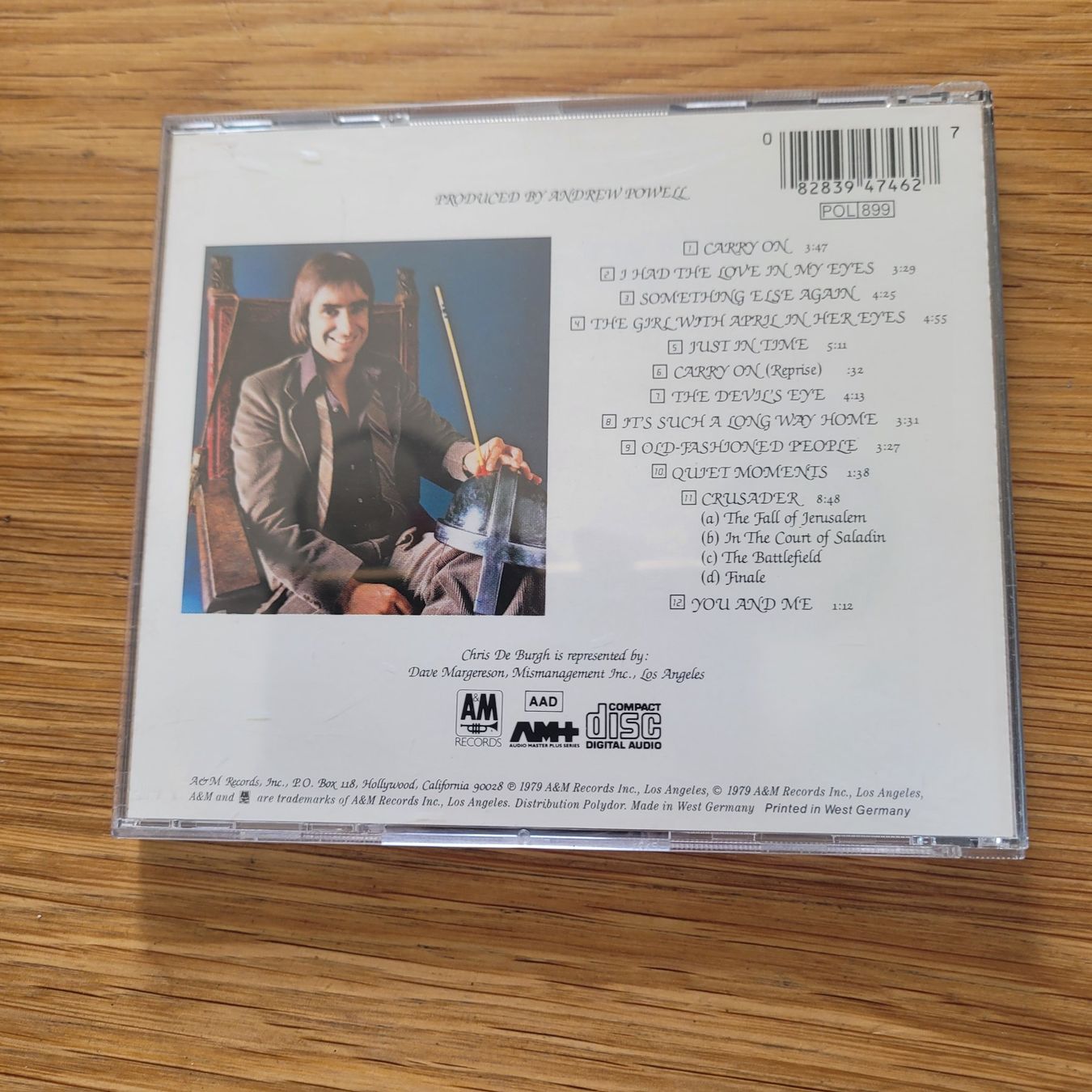 CD: CD Chris De Burgh Crusader – Usato da Biel/Bienne venduto da Destockweb 2