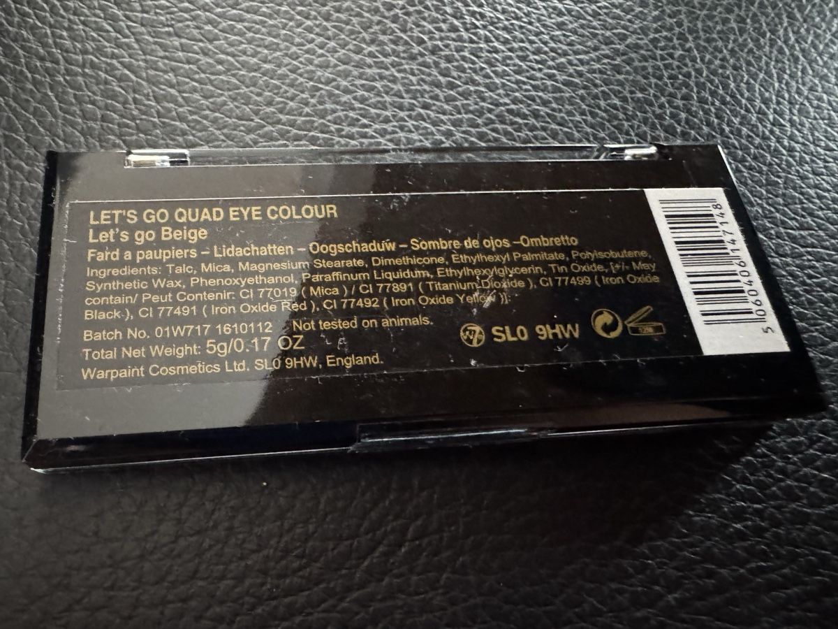 Make-up: W7 Lidschatten Palette - Lets go Beige – Nuovo e nell'imballaggio originale da Winkel venduto da Schorley 2
