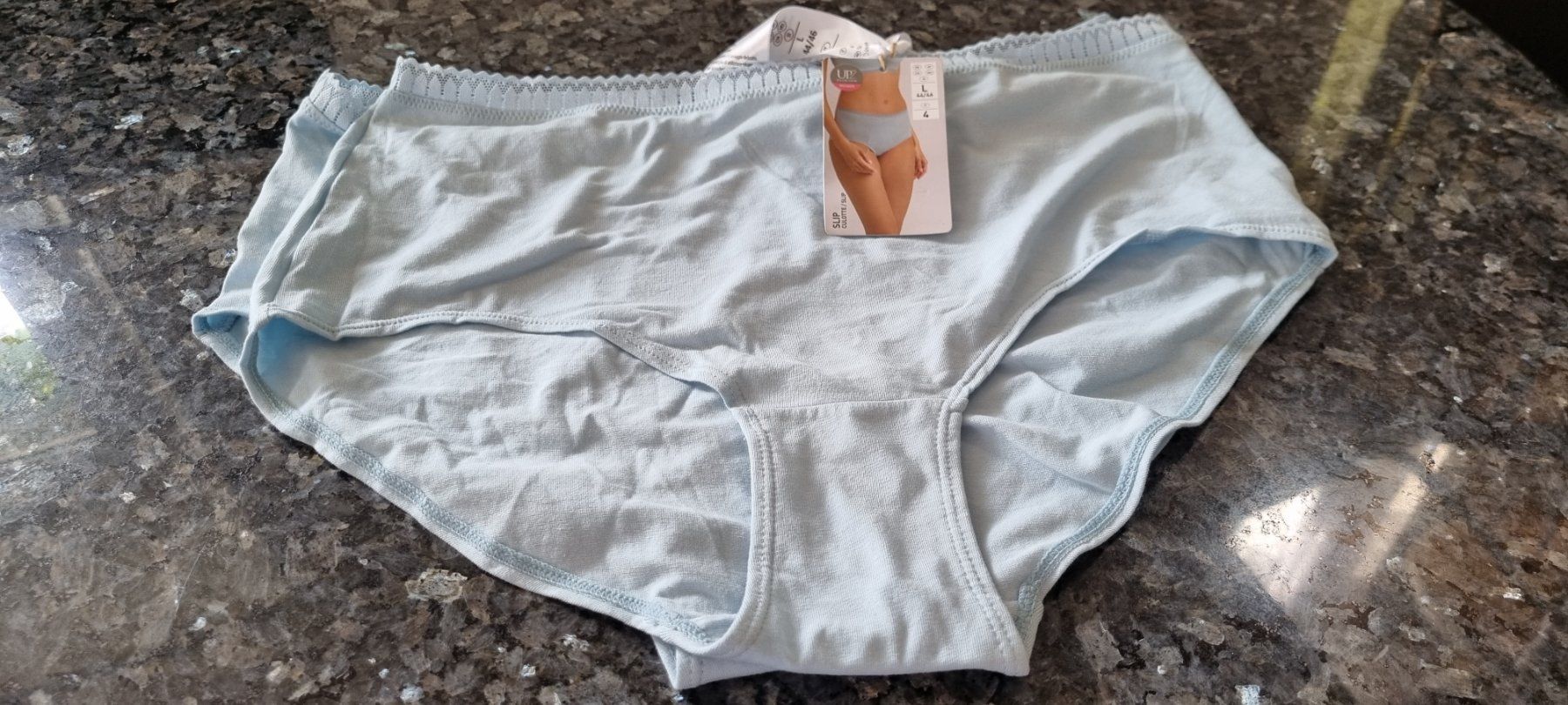 Sonstige Unterwäsche: Slip Damen L 44/46 Hellblau mit Etikett – Neu (gemäss Beschreibung) aus egliswil von Maggy6