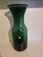 Grüne Glasvase, Blumenvase, Dekoration