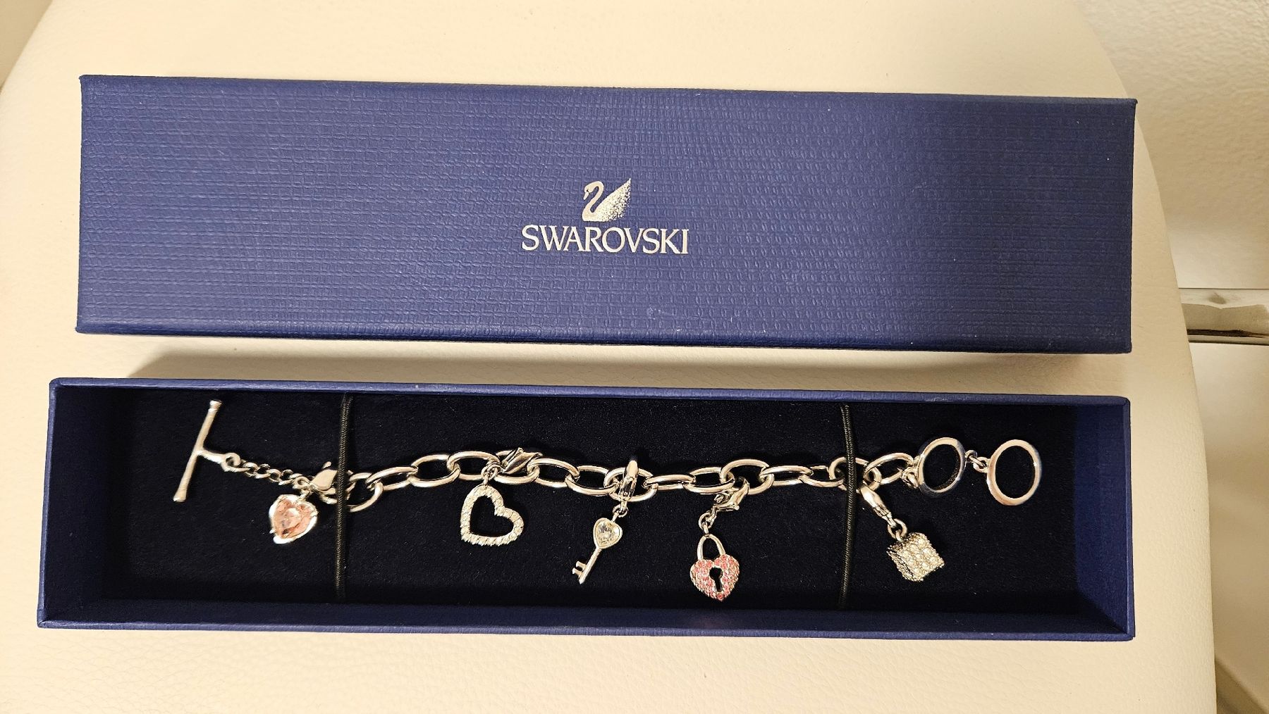 Swarovski Bracciali & Braccialetti: Swarovski Charms Armband Bettelarmband – Usato da Schaan venduto da car_wrv2