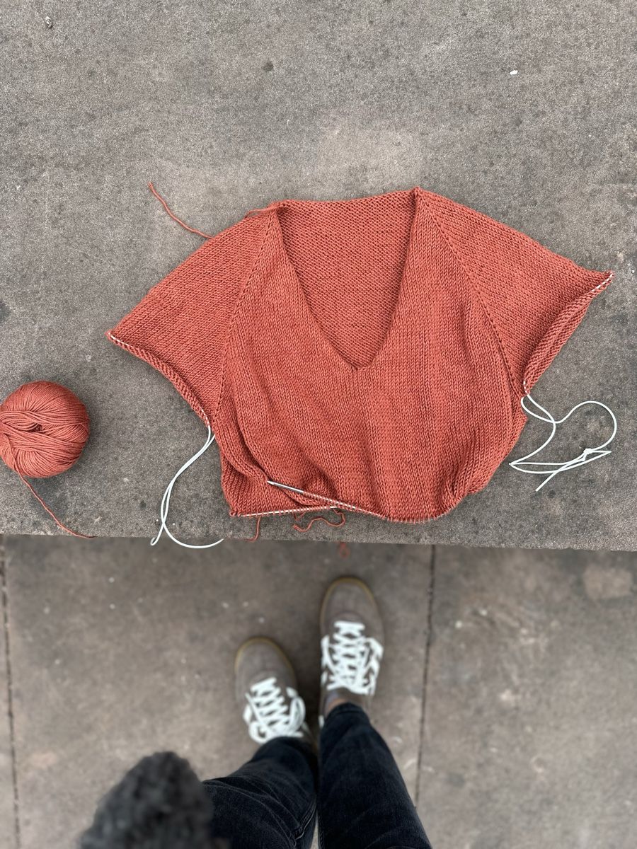 T-Shirts: Handgestricktes T-Shirt – Neu (gemäss Beschreibung) aus Ormalingen von nude.knits 4