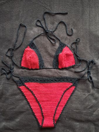 Häkel Bikini Set Handgemacht - grosse S/M