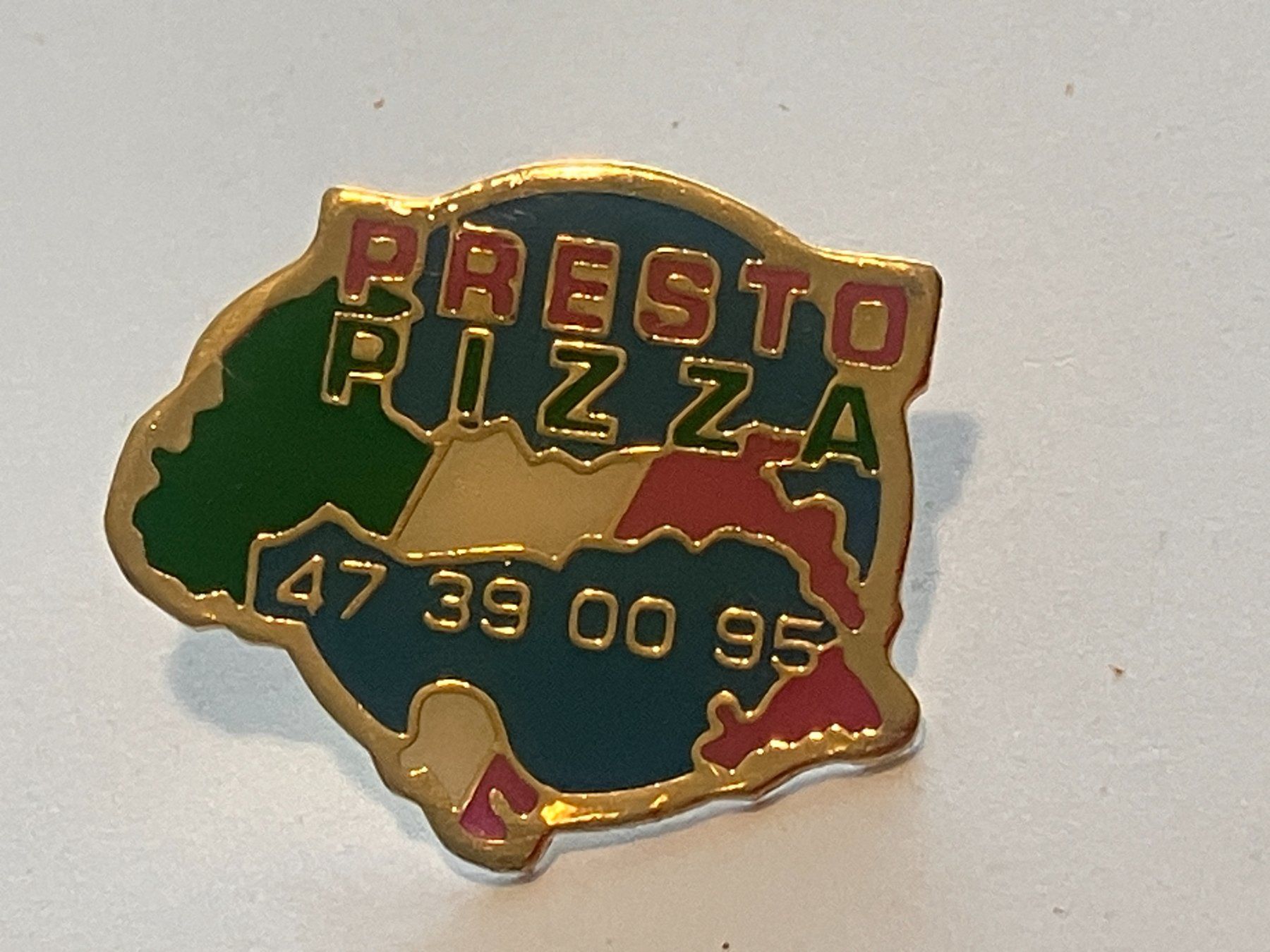 Placchette & Badge: 1 Pin Presto Pizza – Usato da Basel venduto da djwwpp