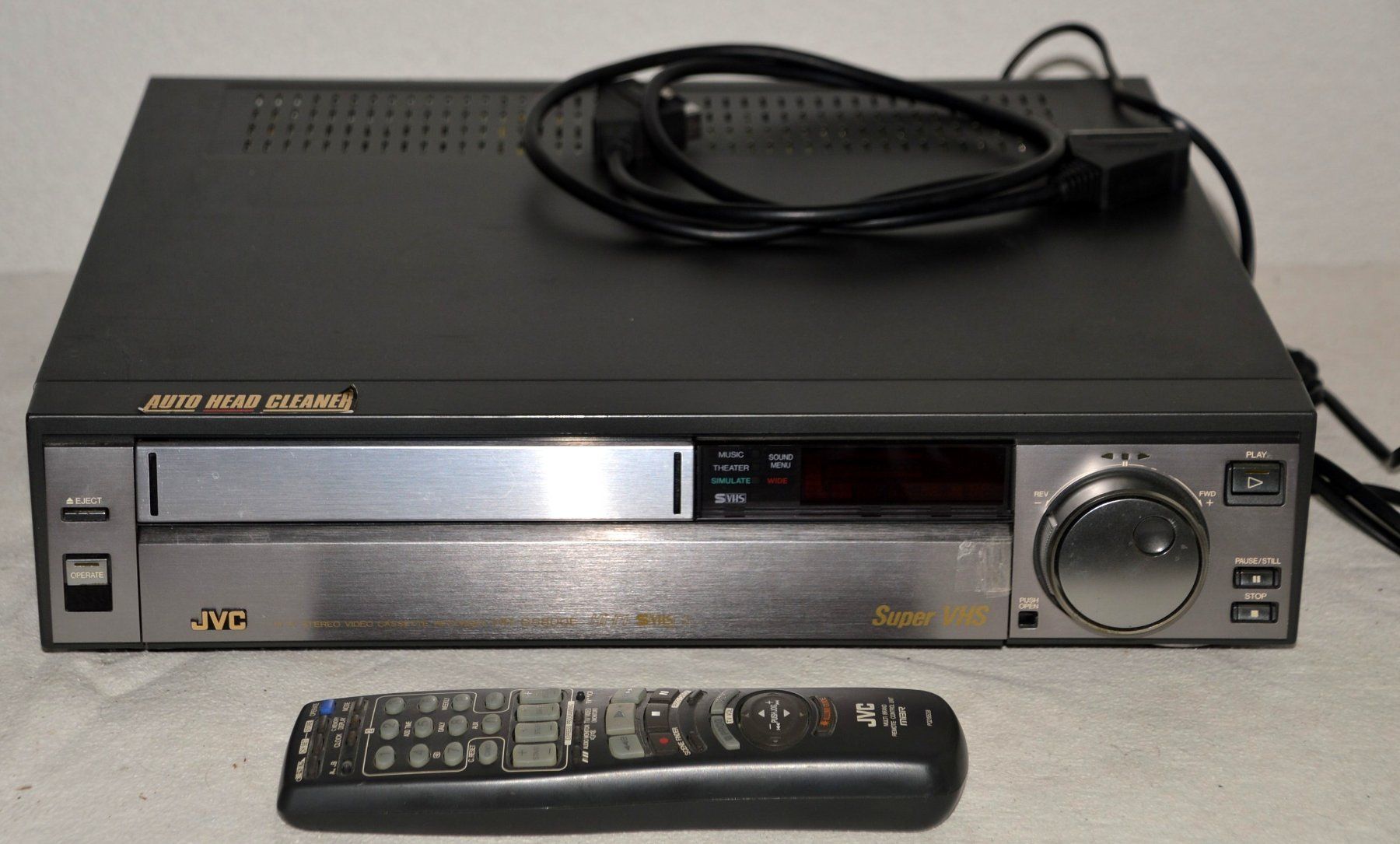 JVC Registratori: Super VHS JVC HR S5800E Videorecorder magnétoscope – Usato da Collonges venduto da arashee 2