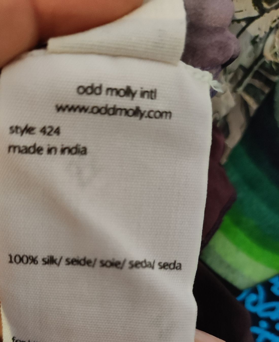 Vestiti: Odd Molly Seidenkleid Pailleten Boho – Usato da Stäfa venduto da modeflash 8