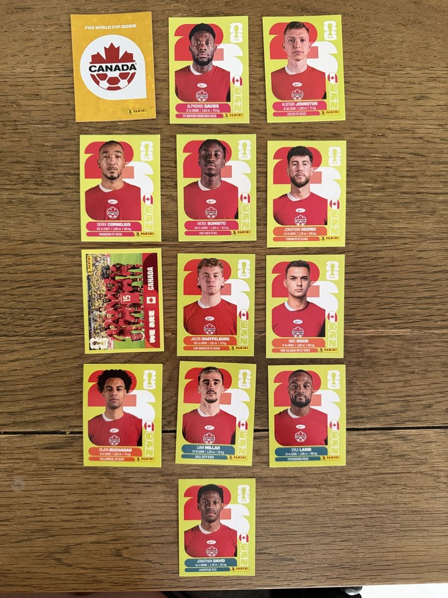 Panini Sammelbilder & Trading cards: Panini WM 2026 Stickers, Diverse Kanada – Neu (gemäss Beschreibung) aus Seengen von Gegu2