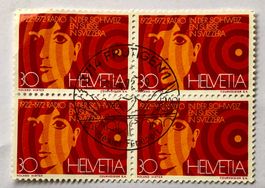 4 er Block Nr.507  mit Stempel