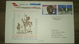 Swissair Geneve - Valencia 29.10.1990