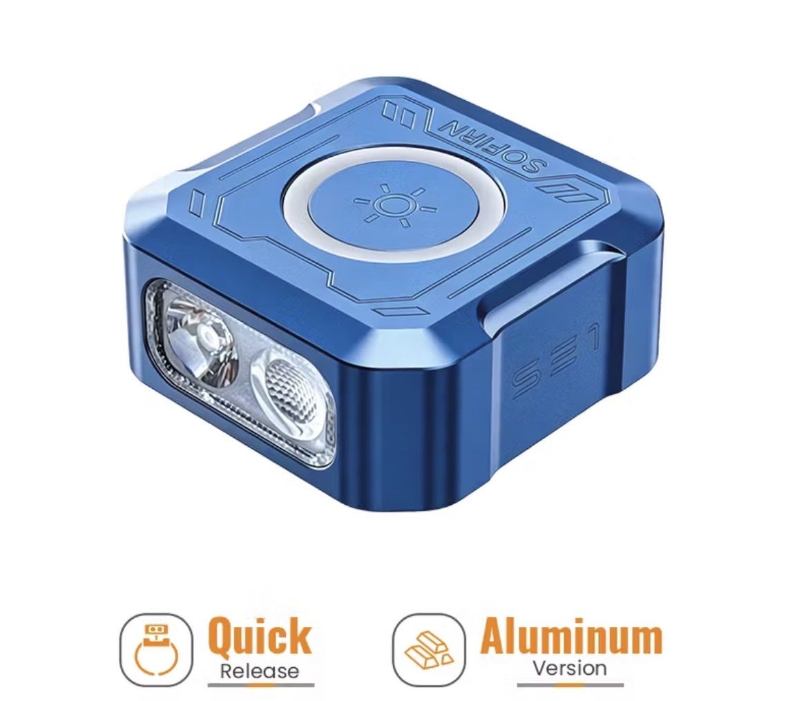 Lampade: Neu: Sofirn SE1 Armband-LED. Grau, Blau oder Orange – Nuovo e nell'imballaggio originale da Arbon venduto da Helmuth 5