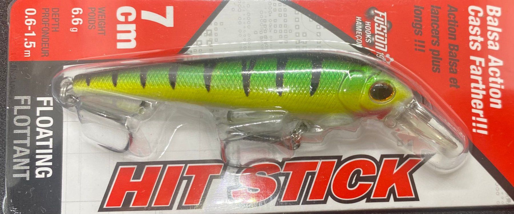 Berkley Esche: Berkley Wobbler Hit Stick floating - 7 cm 6.6 gr – Nuovo e nell'imballaggio originale da Widnau venduto da Fishingtackle_Oggy