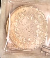10 France Francs Silbermünze 1972 - Selten! Top Zustand!
