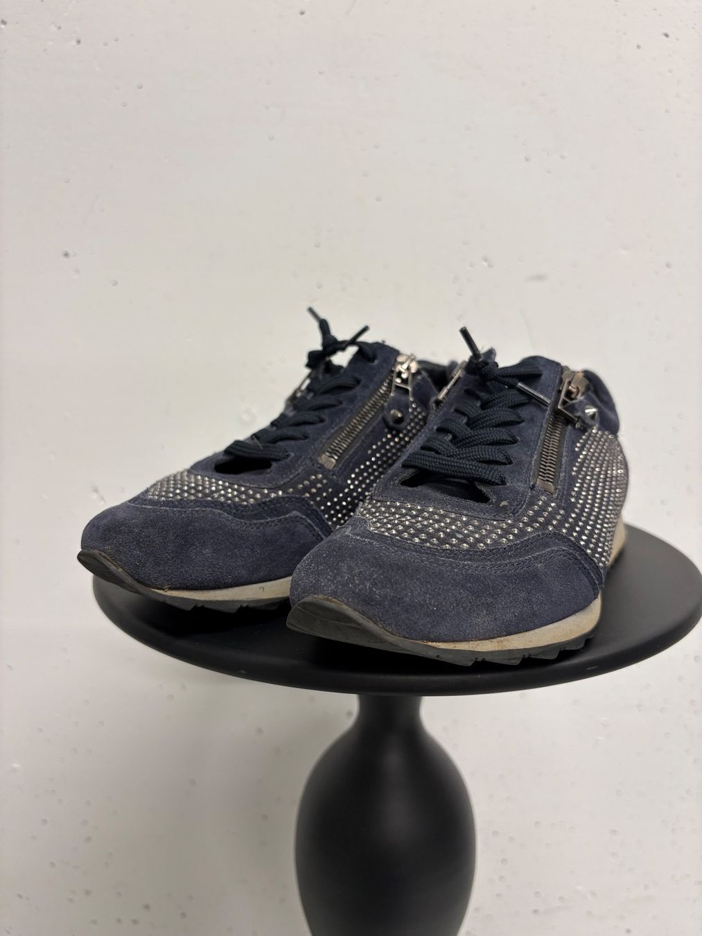 Kennel + Schmenger Damenschuhe: Kennel + Schmenger Sneaker blau Glitzer 37 Leder – Gebraucht aus Regensdorf von secondchancefashion 1
